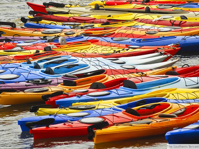 kayaks on mass